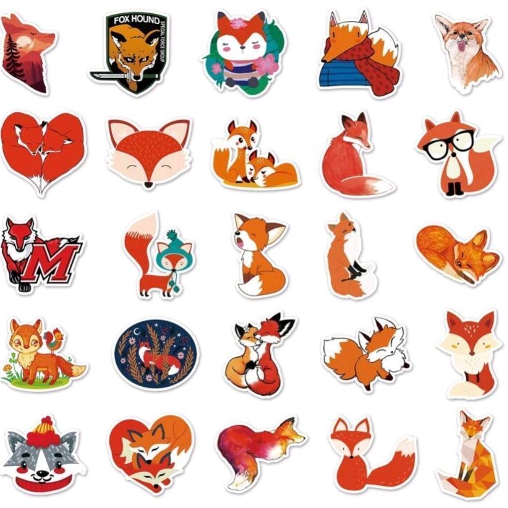 Assorted Fox Stickers - Picture 4 of 7